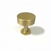 America Brush Brass Solid Furniture Hardware Cabinet Drawer Handle and Knob