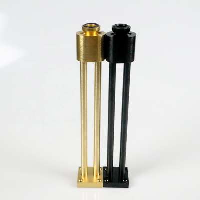 E1116 Aluminium Solid Cabinet Furniture Brass Gold And Black Support Leg Feet